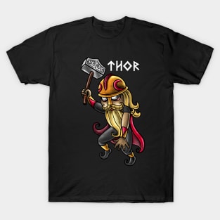 Thor - God of Strength and Thunder! Norse Mythology Design for Vikings and Pagans! T-Shirt